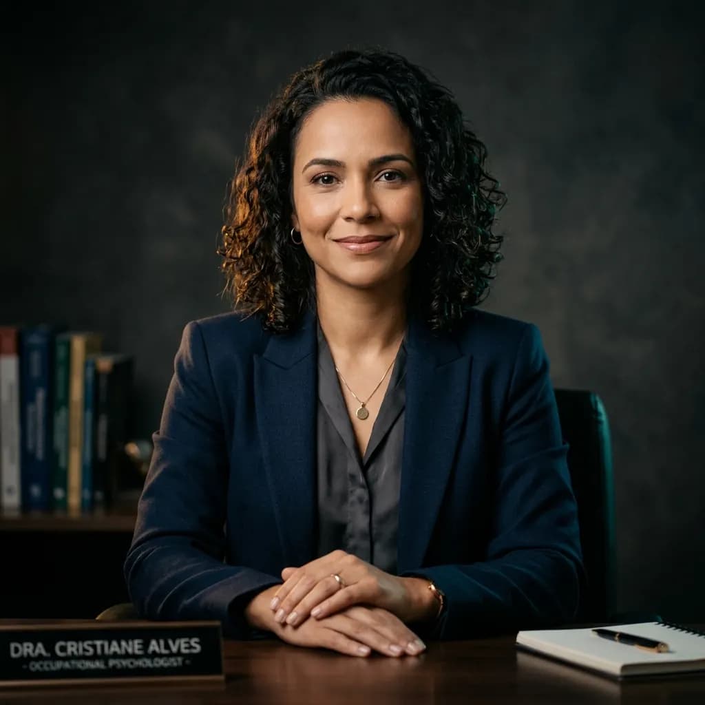 Dra. Cristiane Alves — Psicóloga Ocupacional & Especialista em Riscos Psicossociais