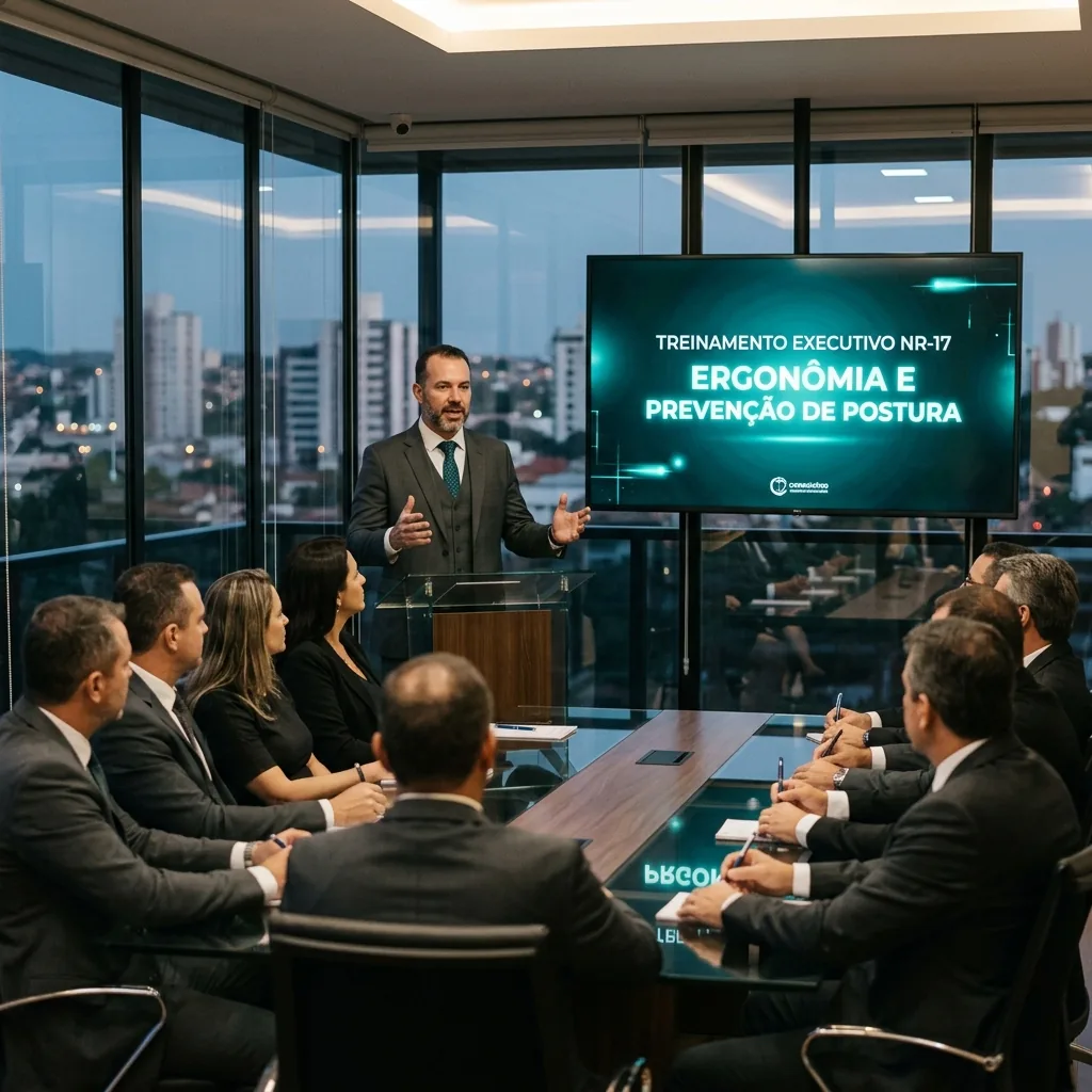 Treinamento prático de ergonomia ocupacional in-company